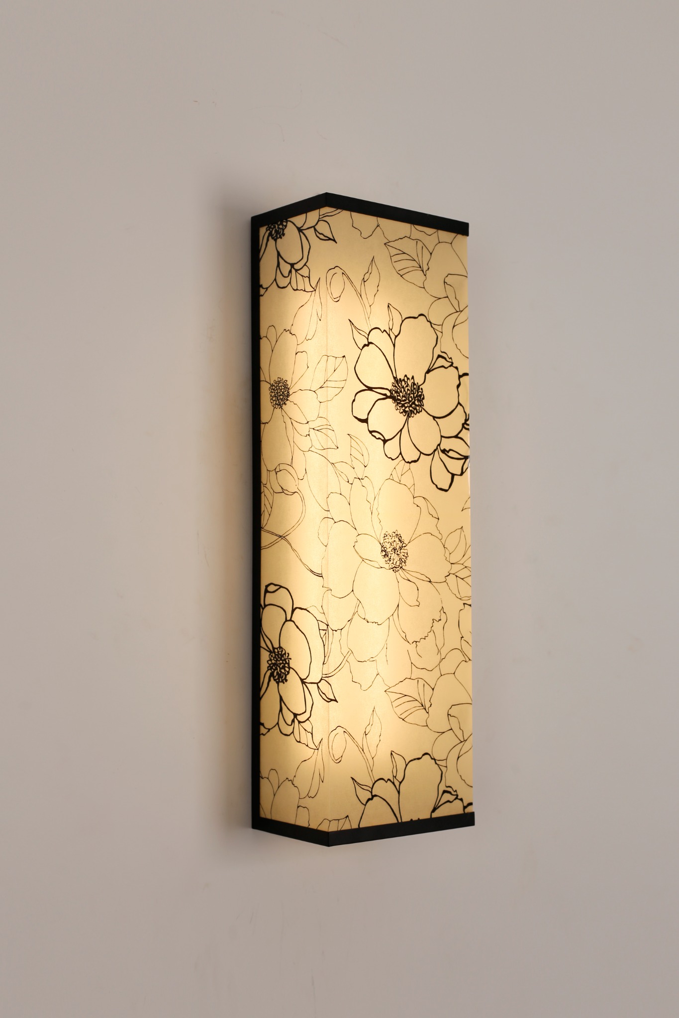 W-04 Floral Panel Wall Light