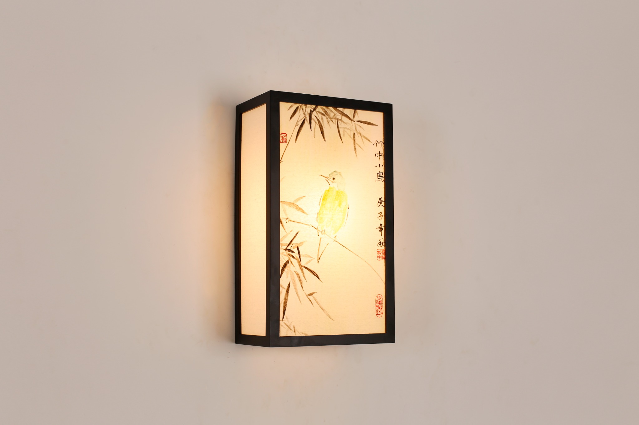 W-03 Framed Lantern Wall Light